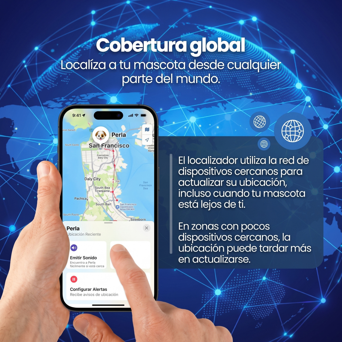Localizador Inteligente + Funda para Mascotas